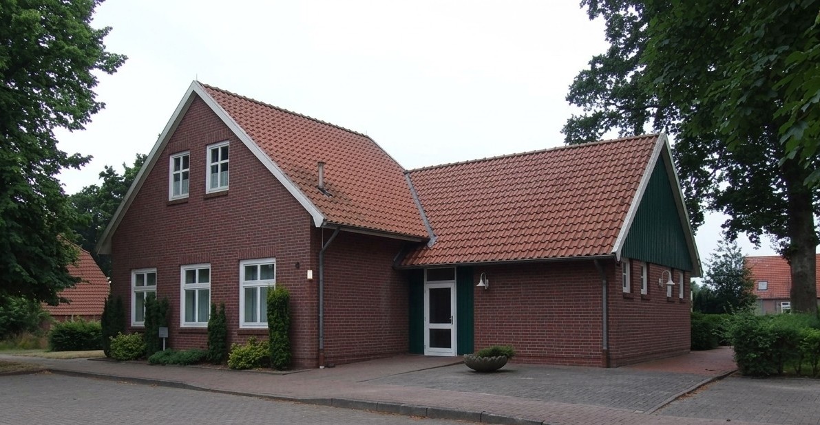 Außenansicht des Gemeindehauses Firrel